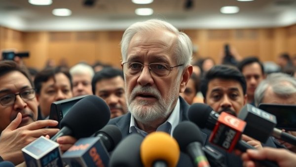 Jerry Jones reflects on loss to LA Chargers, surrounded by media at a press conference.