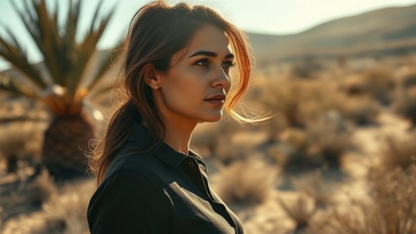 Woman in nature supporting Texas Indigenous Heritage Preservation.