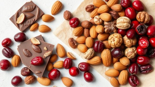 Aldi holiday bark recall: Chocolate bark with nuts and cranberries.