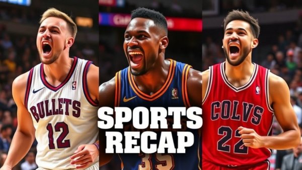 NBA Highlights December 25 2025: Emotional player collage with recap text.