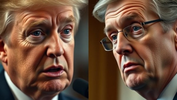 Biden-era policies critiques: Two political figures debate.