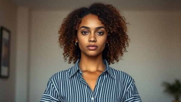 Young woman in striped shirt, part of a missing persons San Antonio case.