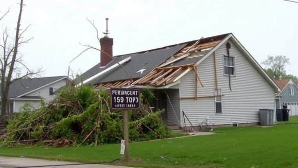 Tornado rips roofs off homes in central Illinois, widespread damage reported
