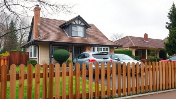Suburban house scene with parked vehicles, related to Christmas Eve family violence incident.