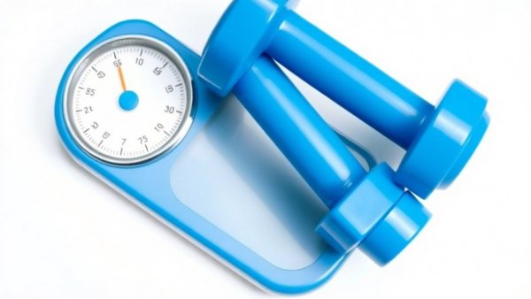 Exercise equipment for considering New Year's resolutions.