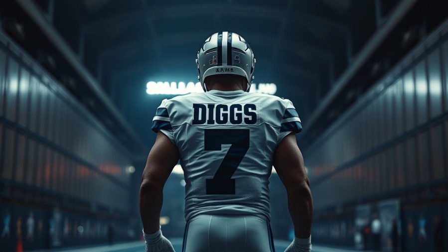 Trevon Diggs Departure captured in a vibrant stadium setting.