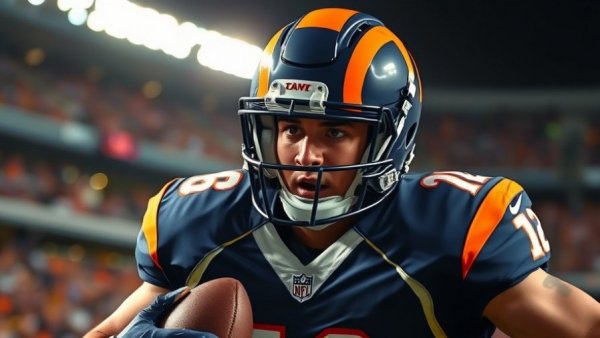 Music City Bowl Highlights: Intense football action with vibrant colors.