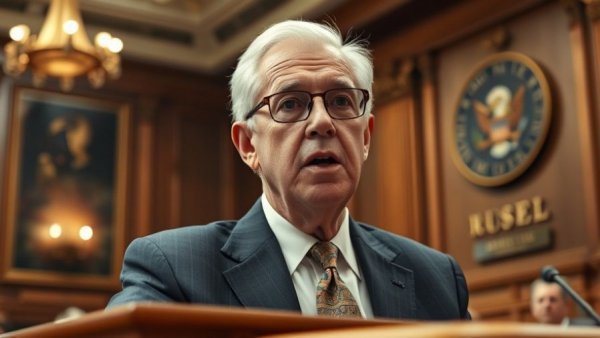 Government hearing speaker discussing emergency loan fraud investigations.