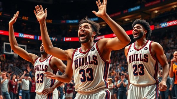 NBA's Top 5 Plays Of The Night with dynamic player celebration.