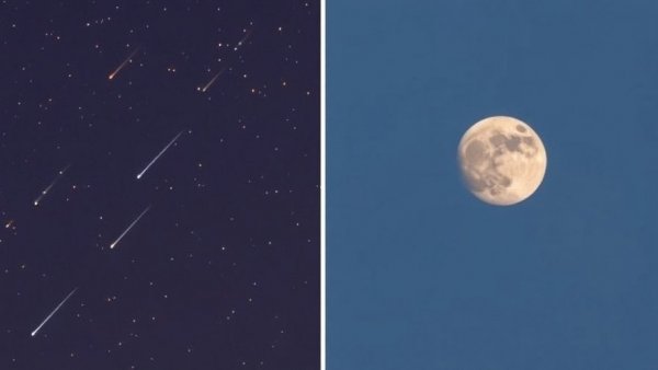 There's a meteor shower and a supermoon coming this weekend to kick off the year