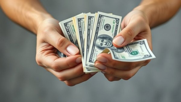 Hands counting twenty-dollar bills, new state laws 2026 wages SNAP benefits.