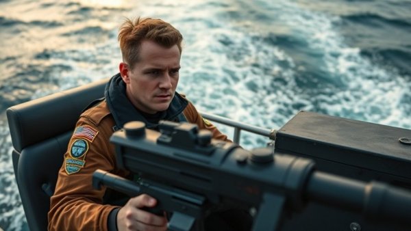 Coast guard patrol boat in US drug smuggling operations.