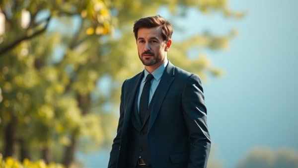 Uvalde CISD officer walking confidently outdoors, soft sunlight.