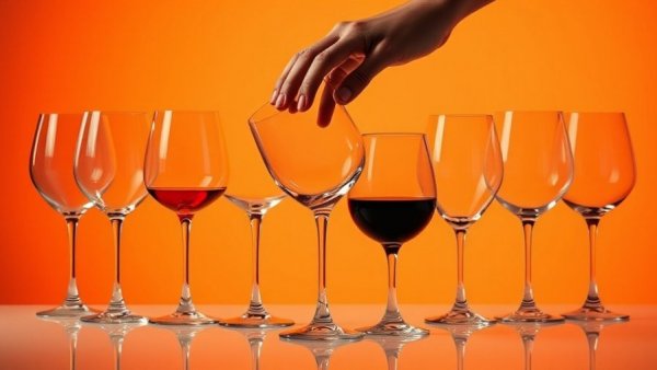 Minimalist display of wine glasses representing how to quit drinking.