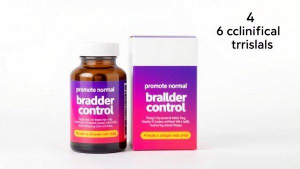 Bladder control supplement bottle and box for support normal bladder control.