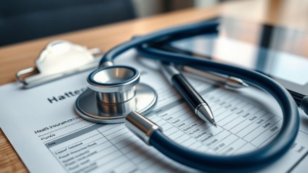 Close-up of stethoscope on ACA health insurance document.