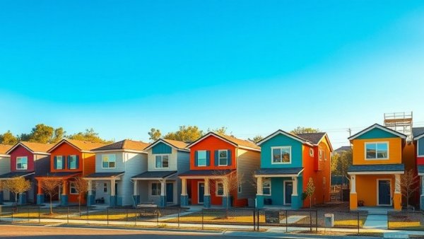 San Antonio housing market: modern homes under construction