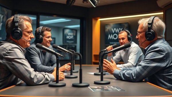Dallas Cowboys Hall of Fame nominations discussed by radio hosts in studio.