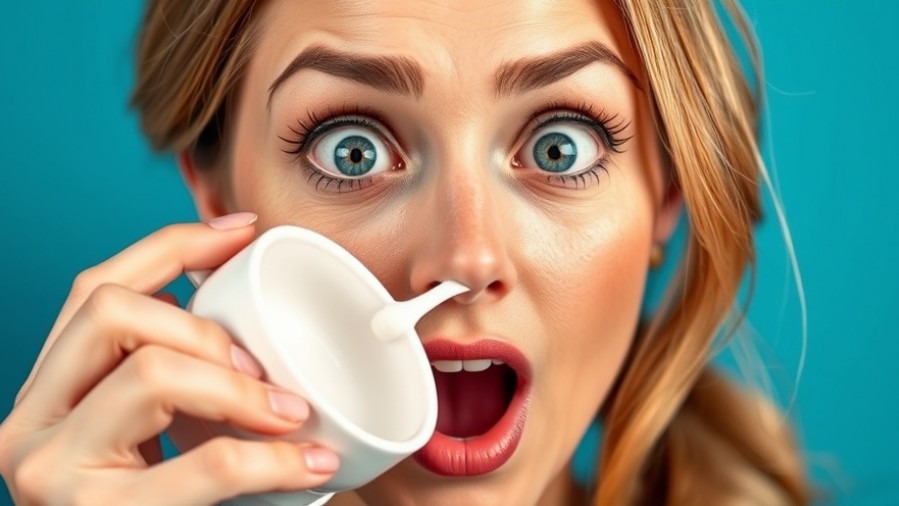 Illustration showing how to reduce respiratory mucus with salt.