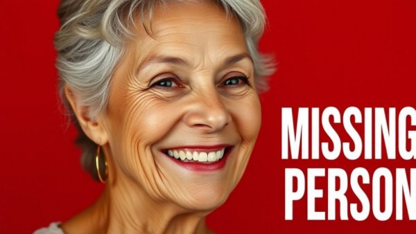 Missing woman from Spring Texas smiling portrait with red background.