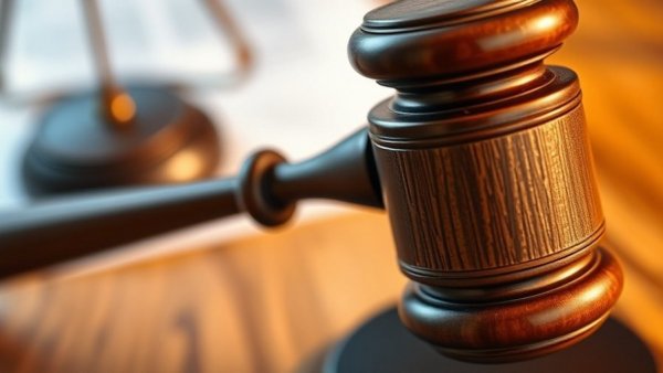 Judge's gavel close-up symbolizes legal decision, 340B rebate pilot halted.