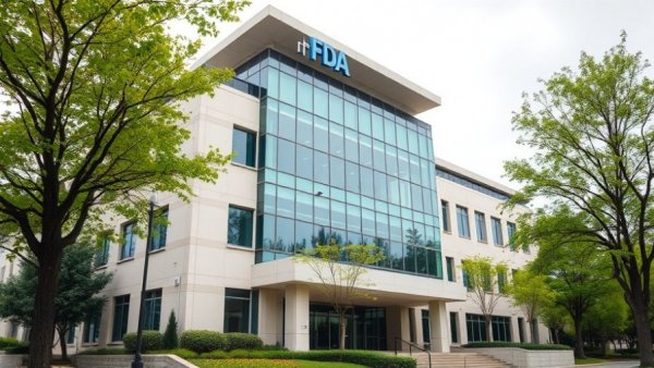 FDA headquarters, FDA approves pediatric treatment for aTTP, modern building.