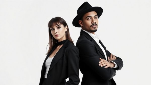 Stylish duo at Free Week Austin music festival