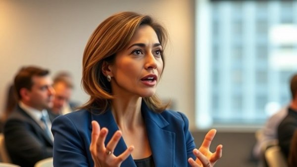 Speaker in conference discussing January 6 events distortion.