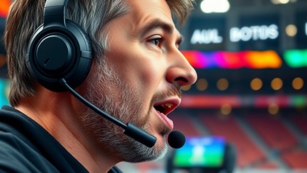 Miami Hurricanes Championship Win TV interview with a man discussing the game.