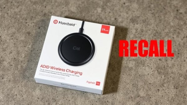 Isla Rae magnetic wireless charger recall alert image.