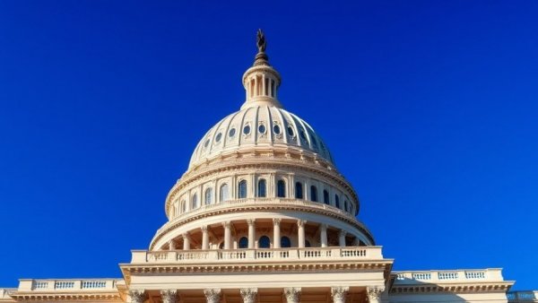 U.S. Capitol dome under a clear blue sky, related to extended ACA subsidies.