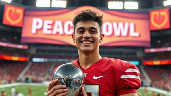 Indiana's Peach Bowl domination celebration