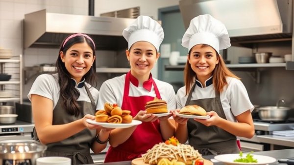 San Antonio entrepreneurs in a professional kitchen.
