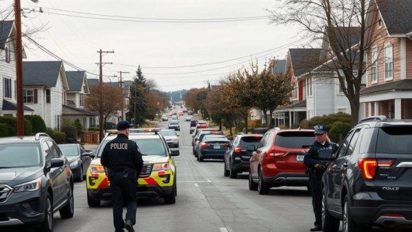 Police presence in San Antonio neighborhood related to domestic violence case.