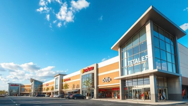 San Antonio new retail development with modern design.