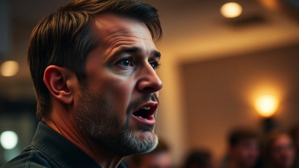 Chevron USA Inc. v. Plaquemines Parish, speaker addressing audience.