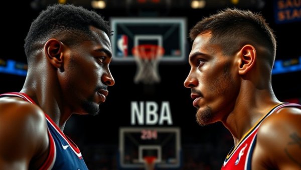 Lakers vs Kings Game Highlights promo with intense player faces and game details.