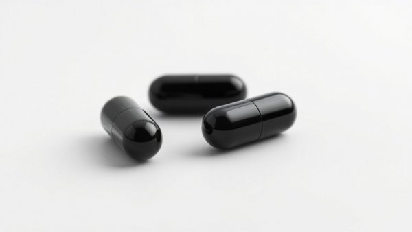 Smart pill confirms medication ingestion, close-up view on white.