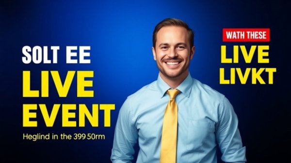 Confident man promoting live event on healthy ketosis for seniors.