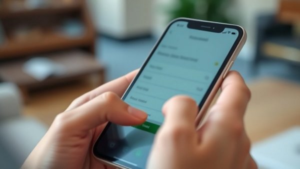 Smartphone screen displaying suspicious transaction form, highlighting fraud alert scams.