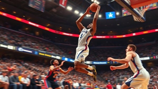 NBA's Top 10 Plays of the Night dynamic layup action.