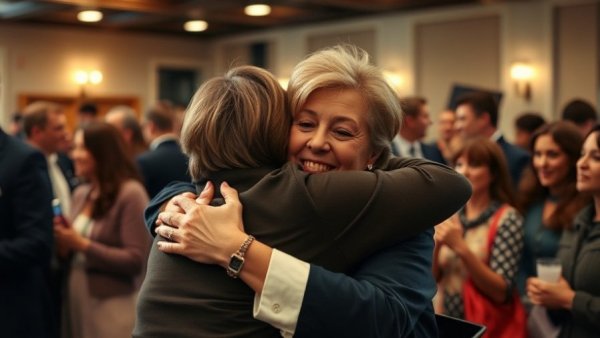 Texas Republican fundraising advantage event with supportive attendees