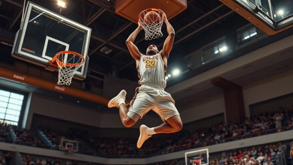 High-flying basketball dunk action in NBA's Top 10 Plays January 16 2026.