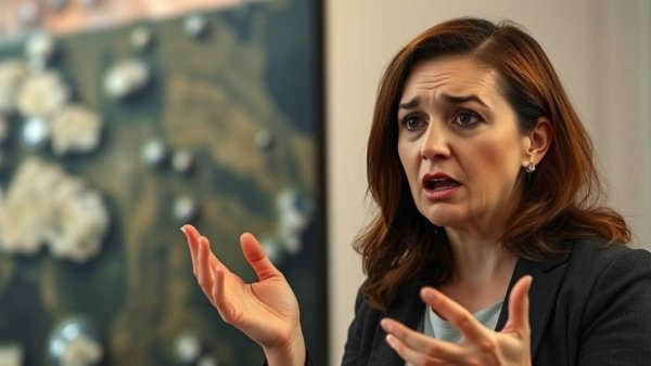 Speaker discusses inadequate chemical industry regulation with polluted water background.