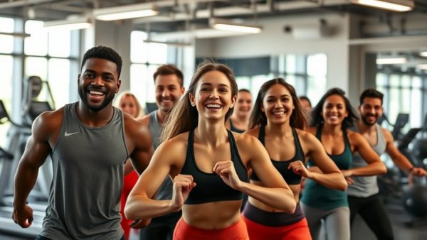 Collage of people at gyms in Sugar Land TX, highlighting best gym ambiance.