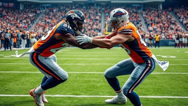 Bills playoff loss to Broncos: Intense on-field action