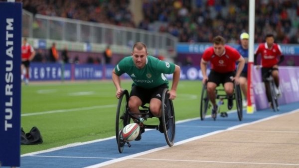 ‘It felt amazing to be on the start line again’: the rugby pro who became paralysed – and is aiming for the Paralympic Games
