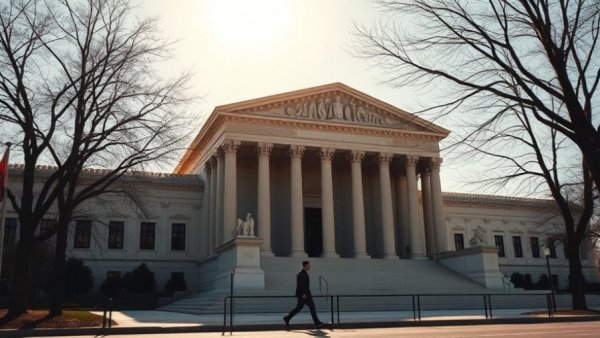 Supreme Court building under bright sunlight related to Hawaii gun law second amendment