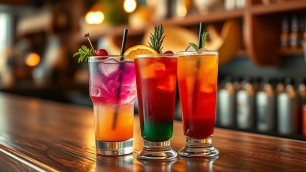 Colorful cocktails in cowboy-themed San Antonio setting