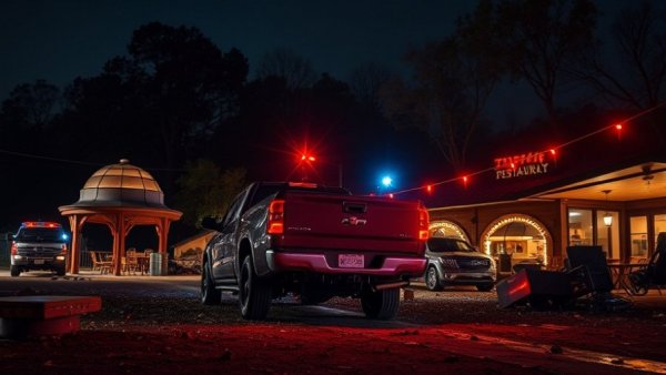 Truck driver crashes into restaurant patio in Pflugerville.